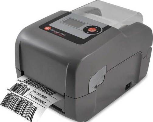 Datamax EP2-00-0J000P00 Model E-4206P E-Class Mark III Professional Stationary Desktop Direct Thermal Transfer Barcode Printer with USB 2.0/Serial RS232/Parallel Bi-directional/10/100 BaseT Ethernet/USB Host Interface and Real-time Clock, Pantone Warm Gray, 203dpi (8 dots/mm) resolution, 4.25 (108 mm) print width (EP2000J000P00 EP200-0J000P00 EP2-000J000P00 E4206P)