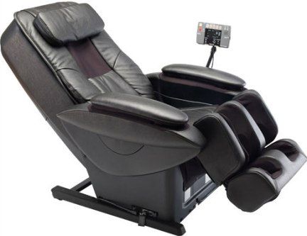 Panasonic EP30004KU Real Pro Ultra Massage Chair, 4 Numbers of Basic Massages, Shiatsu, Swedish, Deep, Arm and Leg Four Pre-programs, 296 Square Inches Back Total Massage Area, 22 Air Bags Calf & Foot Massage, 47