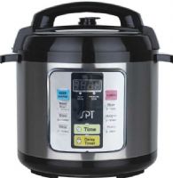 Sunpentown EP-C11A Electric Pressure Cooker, 6.5 quarts Capacity, 120V / 60Hz Input voltage, 1000W Power consumption, 140 - 176°F Holding temperature, 0-70Kpa Working pressure, 90Kpa Limit pressure, 4 ft Cord length, Up to 6 hours manual cook time, Multifunctional with six adjustable programs and keep warm mode, Rice cooking capacity: 12 cups - uncooked rice, UPC 876840012196  (EPC11A EP-C11A EP C11A) 