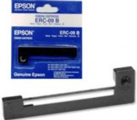 Epson ERC-09B Black Ribbon Cartridge (6 Pack) for use with Epson M160, M163, M164, M180, M181, M182, M183, M190, M191 and M192 Dot-Matrix Printers, UPC 010343852877 (ERC09B ERC 09B ERC-09 ERC09) 