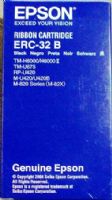 Epson ERC-32B Black Ribbon Cartridge (6 Pack) for use with Epson TM-H6000, TM-H6000 II, TM-U675, RP-U420, M-U420, M-U420B and M-820 Dot-Matrix Printers, UPC 010343852631 (ERC32B ERC 32B ERC-32 ERC32) 
