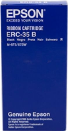 Epson ERC-35B Black Ribbon Cartridge (6 Pack) for use with Epson M-875 and M-875W Dot-Matrix Printers (ERC35B ERC 35B ERC-35 ERC35)