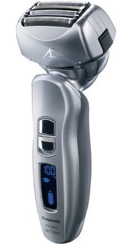 Panasonic ES-LA63-S Arc4 4-Blade Electric Shaver with Travel Pouch Wet/Dry, Adjustable Pivot Action Head; 14,000 RPM Motor Speed; 30-degree Inner Blade Angle; (14,000 RPM of Linear Power) Patented High Speed Linear Motor; 4-blade Floating Blade System; AC 100-240V (Automatic International Dual Voltage Conversion) Power Source; 1 hour Charging Time (ESLA63S ES-LA63-S ES-LA63S)