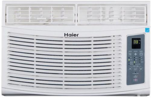 Haier ESA406N Window Air Conditioner, 6000 BTU, White, Up to 250 sq. ft. cooling capacity, Electronic control panel, 4 modes, 3 fan speeds and 3 cool settings, Washable filter, Air Conditioner Type Window, Sleep Mode, Timer, Remote Control, Energy Efficiency Ratio 11.2, UPC 688057404226 (ESA406N6000 ESA406N-6000 ESA406N6000)