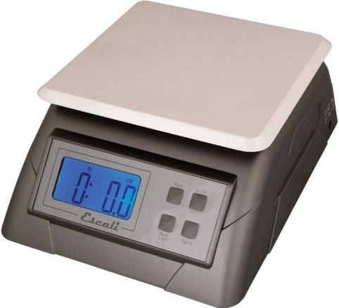 Escali 136KP Alimento NSF Listed Digital Scale, 13.2 Lb or 6 Kg Capacity, Pounds, Ounces, Kilograms and Grams Measuring units, Resolution of 0.1 ounce or 1 gram increments for accurate measurements, Hold feature displays the weight of an item after removal from scale, Tare feature subtracts the container's weight to obtain the weight of its contents, UPC 857817000408 (ESCALI136KP ESCALI-136KP ESCALI 136KP 136KP 136-KP 136 KP)