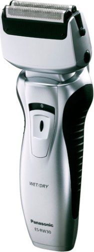 Panasonic ES-RW30-S Pro-Curve Wet/Dry Pivoting Head Shaver with 2-Blade Cutting System and Pop-up Trimmer, 8800 rpm motor speed, 15 hours Charging Time, Flexible pivoting head follows all the contours of your face, 60 degree inner blades for a close shave, Shaves either wet or dry for a smooth, close comfortable shave, UPC 037988566600 (ESRW30S ESRW30-S ES-RW30S ES RW30S)