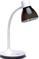 OFM ESS-9000-BLK Essentials Led Desk Lamp with Integrated Touch Control, 20,000 hours of light, 240 lumens of flawless LED light, 5000 Kelvin color temperature, Gooseneck design provides a wide-range mobility in every direction, A touch activated switch for on/off and 3 intensity settings allows you to control the brightness of the lamp, UPC 192767000406, Black Finish (ESS-9000-BLK ESS 9000 BLK ESS9000BLK ESS-9000 ESS 9000 ESS9000) 