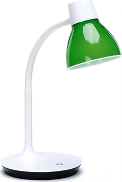 OFM ESS-9000-GRN Essentials Led Desk Lamp with Integrated Touch Control, 20,000 hours of light, 240 lumens of flawless LED light, 5000 Kelvin color temperature, Gooseneck design provides a wide-range mobility in every direction, A touch activated switch for on/off and 3 intensity settings allows you to control the brightness of the lamp, UPC 192767000420, Green Finish (ESS-9000-GRN ESS 9000 GRN ESS9000GRN ESS-9000 ESS 9000 ESS9000)