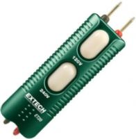 Extech ET20 Compact Size Dual Indicator Voltage Detector, Voltage Detection Range 100 to 250V AC/DC, Probes Snap On Housing for Easy One-hand Operation, Large Light Indicators Identify the Presence of Voltage, UPC 793950410202 (ET-20 ET 20) 