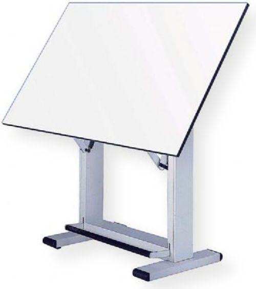 Alvin ET48-4 Professional Drawing Table, White Base White Top 36