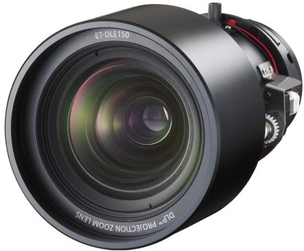 Panasonic ET-DLE150 Zoom Lens for PT-D4000E PT-D5700E PT-DW5100E PT-DW5100U PT-DW5100UL PT-D5700U PT-D5700UL and others DLP Projectors, F value 1.8  2.4, Throw Ratio 1.4-2.0:1, Focal distance (f) 19.4 mm27.9 mm, Dimensions (W x H x D) 95 x 95 x 168 mm (3-3/4 x 3-3/4 x 6-5/8), Weight 1.1 kg (2.4 lbs), Replaced ET-DLE100 ETDLE100 (ETDLE150 ET DLE150 ET-DLE-150)