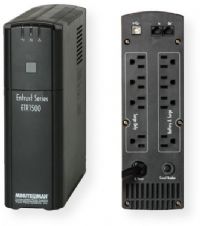 Minuteman ETR1500 Entrust Series 500 VA Line Interactive UPS with 8 Outlets, 900 Watts Power, EMI/RFI filtering, 320 Joules Max. energy dissipation, Switchover time 6ms, Buck/Boost Voltage Regulation, Operating system shutdown software included, Network (RJ-45) protection, USB port, Larger Load Capacities, RoHS Compliant, UPC 784755153081 (ETR-1500 ETR 1500 ET-R1500) 