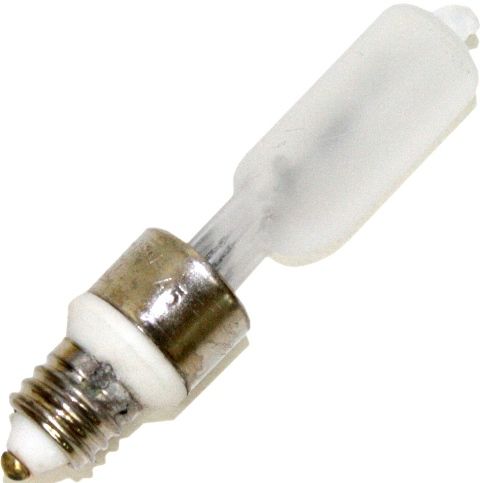 Eiko ETE model 15224 Projector Light Bulb, 120 Volts, 100 Watts, 1750 Lumens, CC-2V Filament, Frosted Coating, 2.80/71.0 MOL in/mm, 0.52/13.0 MOD in/mm, 750 Average Life, T-4 Bulb, E11 Miniature Candelabra Screw Base, 1.38/34.9 LCL in/mm, 100 Watts Amps, 2900 Color Temperature degrees of Kelvin, UPC 031293152244 (15224 ETE EIKO15224 EIKO-15224 EIKO 15224)