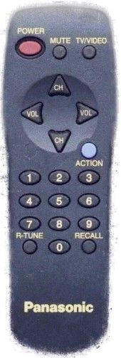 Panasonic EUR501371 Remote Control, Works with a wide range of Panasonic television models (EUR-501371 EUR 501371)