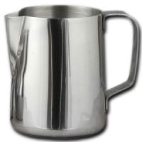 European Gift 37 Stainless Steel Frothing Pitcher, 32oz Capacity; Heavy duty 18/8 stainless steel; Commercial grade; Perfect for restaurant use; 32oz capacity; Large handle; Gift boxed; 5.5"h; High quality stainless steel frothing; Made in China under the strickest quality control conditions; Dimensions 12" x 10" x 9"; Weight 1 lbs; UPC 725182037001 (EUROPEAN GIFT 37 EUROPEANGIFT EUROPEANGIFT37 STEAMIMG FROTHING PITCHER CAPUCCINO) 