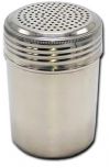 European Gift 370B Stainless Steel Condiment Shaker, 10 Ounce; Stainless steel condiment shaker, heavy weight, screw of lid for easy cleaning; Large dispensing holes, perfect for all spices or cocoa; Made in China to our specifications; Add the perfect finishing touch to your lattes and cappuccinos with this condiment shaker; UPC 725182037025 (EUROPEANGIFT370B EUROPEAN GIFT 370B COFFEE DRINKING TUMBLER CANISTER) 