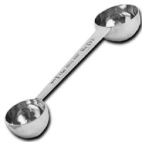 European Gift European Gift 44 Coffee Scoop Stainless Steel, 2 Sided Espresso Scoop; This stainless steel measuring spoon is 2-sided for 1 and 2-cup portions (industry standard of 6 grams per cup); Get the perfect measure to ensure quality to your coffee; 7" and 0.5" long; Dimensions 7" x 6" x 6"; Weight 1 lbs; UPC 725182410682 (EUROPEAN GIFT 44 EUROPEANGIFT EUROPEANGIFT44 COFFEE SCOOP MEASURE) 