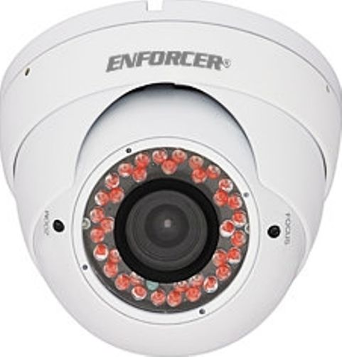 Seco-Larm EV-122C-DVHVQ Outdoor IR Day/Night Vandal Rollerball Security Camera, Sony 1/3