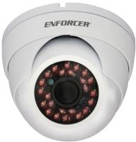 Seco-Larm EV-2706-N3WQ Day/Night Vandal Rollerball Security Camera, Sony 1/3" Super HAD CCD, 600 TV lines, 360° Triple-Axis Rotation, 3.6mm, F2.0 Lens, 24 Number of IR LEDs, 50ft - 15m Max. LED range, 768 x 494 pixels Picture Elements, Auto Gain control, 0.45 Gamma Correction, AWB White Balance, Heavy-duty vandal-resistant design, Day/Night operation - 0 lux LEDs on, 0.02 lux LEDs off, White Finish, UPC 676544009924 (EV-2706-N3WQ EV2706N3WQ EV 2706 N3WQ) 