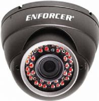 Seco-Larm EV-2726-N3GQ Vandal Rollerball Dome Cameras. 3X Series, Sony Effio-P DSP, Color 1/3" Sony EXview HAD II CCD, 700 TV lines Horizontal Resolution, 0.02 Lux LEDs off, 0.0 Lux LEDs on Minimum Illumination, 3.6mm, F2.0 Lens, 24 Number of IR LEDs, 50ft - 15m Max. LED Range, 768x494 pixels Picture Elements, Internal Sync, 1.0Vp-p composite output, 75 ohm Video Output, Gray Housing color, UPC 676544014751 (EV2726N3GQ EV-2726-N3GQ EV 2726 N3GQ) 