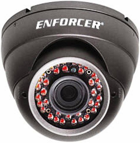 Seco-Larm EV-2726-NFGQ Vandal Rollerball Dome Cameras -  3X Series, Sony Effio-P DSP, Color 1/3