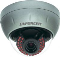 Seco-Larm EV-2806-NMMQ Enforcer Dome Camera, 33 IR LEDs, 1/3" Sony Super HAD II CCD, 2.8~12mm varifocal Lens , 600 TV Lines, Dual voltage - 12VDC/24VAC, Digital Noise Reduction, IP65 Weatherproof IP Rating, More than 52dB AGC off S/N Ratio, On-Screen Display, 360 3-Axis gimbal, Digital Wide Dynamic Range, DWDR for specific light conditions, Built-in and controlled by internal joystick On-screen display, UPC 676544012160 (EV2806NMMQ EV-2806-NMMQ EV 2806 NMMQ) 