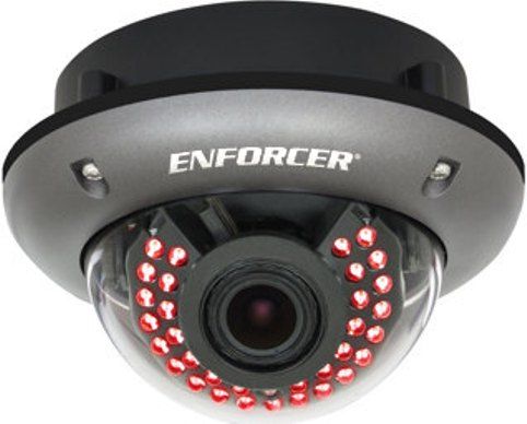 Seco-Larm EV-2866-NKGQ Outdoor IR Day/Night Vandal Dome Security Camera, 1/3