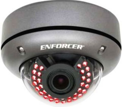 Seco-Larm EV-2876-UKGQ Elite Series Outdoor IR Day/Night Vandal Dome Security Camera, 1/3