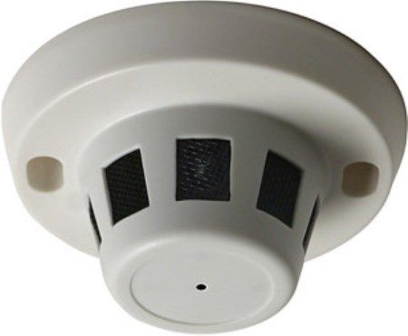 Seco-Larm EV-6120-N3WQ ENFORCER Covert Color Ceiling Mount Camera, Smoke-Detector Style Housing, 1/3