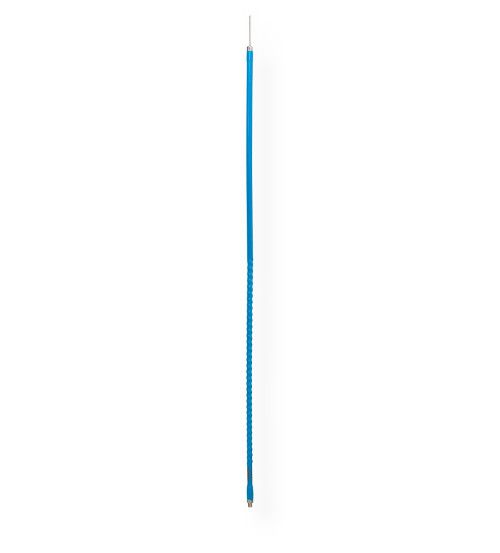 Everhardt Model SOTT3-BL 1-1/2 Wave 3' CB Antenna (Blue); Flexible material to help prevent breakage; S.W.R. below 1.5 to 1 across all 40 channels; Pretuned for CB radio frequencies; Protective covering reduces static; Made in USA (1-1/2 WAVE 3' CB ANTENNA BLACK EVERHARDT SOTT3-BL EVERHARDT-SOTT3BL EVERHARDTSOTT3BL)