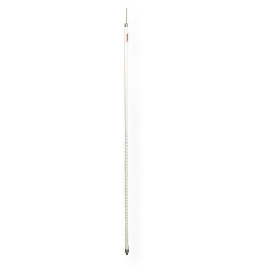Everhardt Model SOTT3-W 1-1/2 Wave 3' CB Antenna (White); Flexible material to help prevent breakage; S.W.R. below 1.5 to 1 across all 40 channels; Pretuned for CB radio frequencies; Protective covering reduces static; Made in USA (1-1/2 WAVE 3' CB ANTENNA BLACK EVERHARDT SOTT3-W EVERHARDT-SOTT3W EVERHARDTSOTT3W)