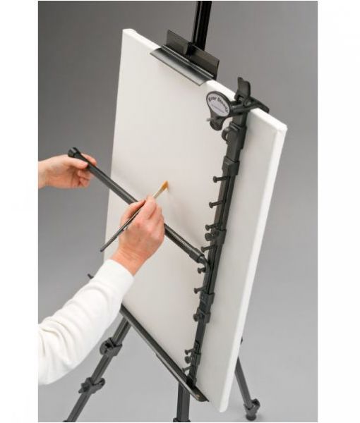 Ever Steady AES1830 Painter's Handrest; This unique tool provides stability, control, and comfort for an artist's brush hand; Designed for canvases 18