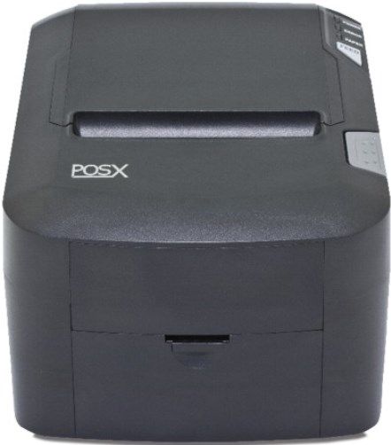POS-X EVO-PT3-1GUS EVO Green Direct Thermal Receipt Printer (USB and Serial Interfaces with Serial and USB Cable), Black, 7.9