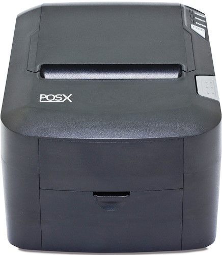 POS-X EVO-PT3-1HUE HiSpeed Thermal Receipt Printer (USB and Ethernet Interfaces with Ethernet and USB Cable), Black, 11.8