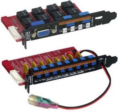 Seco-Larm EVT-PC8P-JTQ Eight-Port Power Distribution Card, Optional power distribution card for easy power distribution, Includes a 12VDC 6 Amp power adaptor, Tri-Color LED indicates polarity and power present (EVTPC8PJTQ EVT-PC8P-JTQ EVT PC8P JTQ)