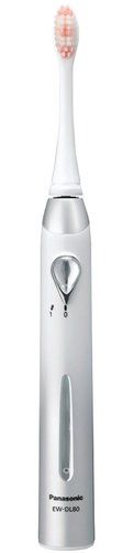 Panasonic EW-DL80-S Sonic Vibration Rechargeable Toothbrush, Operating Time: 40 Minutes; Replacement Brush: WEW027W (Standard-size brush) / WEW0911W (Compact-size brush); Included Accessories: Charger, Travel Case; Power Source: Li-Ion Cell Battery; Unit Dimensions: (HxWxD) 6.7" x 0.9" x 1.1"; Unit Weight: 3.9 oz; UPC 885170099272 (EWDL80S EW-DL80-S EW-DL80S) 