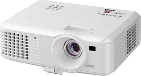 Mitsubishi EW270U DLP Projector, 2600 ANSI lumens Image Brightness, 2000:1 Image Contrast Ratio, 40.2 in - 300 in Image Size, 1.5 - 1.6:1 Throw Ratio, 1280 x 800 WXGA native / 1600 x 1200 WXGA resized Resolution, Widescreen Native Aspect Ratio, 1,024,000 pixels Display Format, 185 Watt Lamp Type, 3000 hours Typical mode / 4000 hours economic mode Lamp Life Cycle, NTSC, SECAM, PAL, PAL-N, PAL-M, NTSC 4.43, PAL 60 Analog Video Format (EW270U EW-270U EW 270U) 