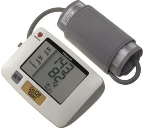 Panasonic EW3106W Upper Arm Blood Pressure Monitor, 21 readings Memory, Digital Filter Technology, Flash Warning System, One-Touch Auto Inflate, Digital LCD Display Type, Large LCD Display, Blood Pressure/Pulse Rate, UPC 037988563128 (EW3106W EW-3106-W EW 3106 W)