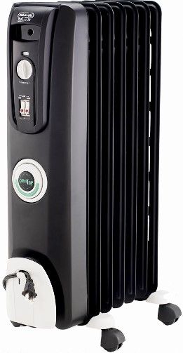 DeLonghi EW7707CB ComforTemp Oil Filled Radiator Heater 1500W Max