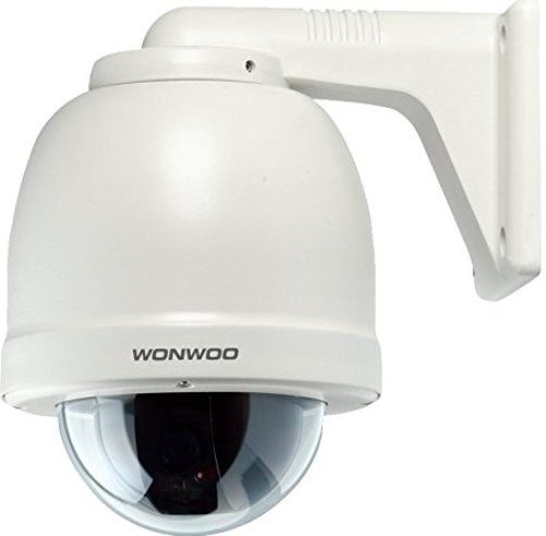 Wonwoo EWSJ-283HN Outdoor Wall Mount PTZ Dome Camera; 1/4