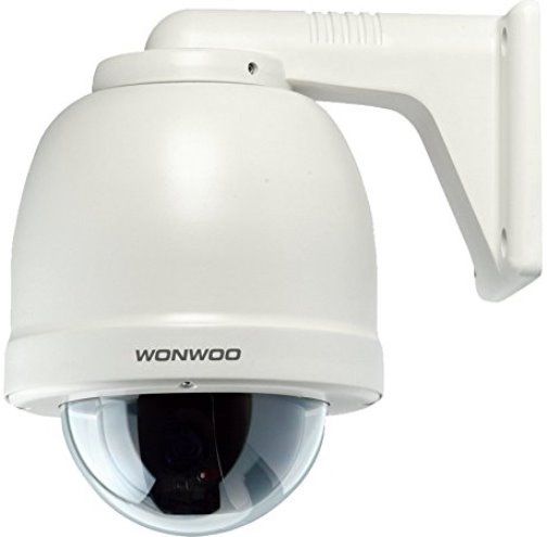 Wonwoo EWSJ-363HN Outdoor Wall Mount PTZ Dome Camera; 1/4