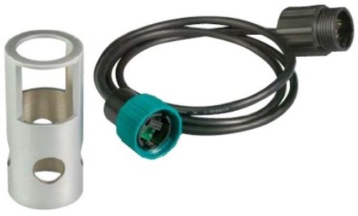Extech EX050 ExStik Extension 16ft (5 Meter) Cable with Probe Guard/Weight, Attach to any ExStik or ExStik II meter for taking measurements in difficult to reach area, Rust-free metal weight helps keep electrode submerged in liquid samples, Probe guard protects the electrode when bumped into objects, UPC 793950000502 (EX-050 EX 050)