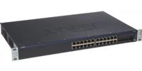 Juniper Networks EX2200-24T-4G Certified Pre-Owned 24-Port Ethernet Layer 3 Switch, 4 x Gigabit Ethernet Expansion Slot, 512 MB Standard Memory, 1 GB Flash Memory, Data Rate 56 Gbps, Throughput 42 Mpps (wire speed), Junos Operating System, sFlow Traffic Monitoring, 8 QoS Queues/Port, 16000 MAC Addresses, UPC 832938043305 (EX220024T4G EX220024T-4G EX2200-24T4G) 
