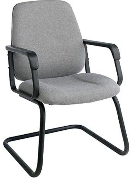 Office StarEX2655 Conference/Visitors Chair, Contoured Seat and Back, Built in Lumbar Support, Pneumatic Seat Height Adjustment, Locking Tilt Control with Adjustable Tilt Tension, Comfortable 