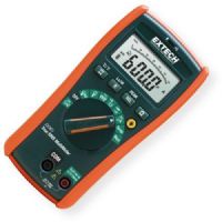 Extech EX363-NIST True RMS 11 Function Multimeter; NIST compliance; Ideal for HVAC applications; True RMS for accurate AC measurements; 6000 count white LED backlit display; Functions include NCV, AC DC Voltage, AC DC micro Current, Resistance, Capacitance, Frequency, Type K Temperature, Diode Test, Continuity; Fast 60 segment Analog Bargraph for viewing trends; UPC: 793950393642 (EXTECHEX363NIST EXTECH EX363-NIST TRUE RMS MULTIMETER) 