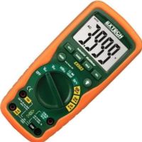 Extech EX503-NIST True RMS Industrial MultiMeter (4,000 count) with NIST Certificate, 0.5% accuracy, Data Hold and Relative, 10A max current, 1000V input protection on all functions, Dual sensitivity frequency functions, Large backlit LCD with bargraph (EX503NIST EX503 NIST EX 503 EX-503) 