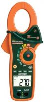 Extech EX810 AC Clamp Meter with Built-in Non-contact InfraRed Thermometer; 4000 Count Backlit Display; Non-contact InfraRed Temperature Measurements with Laser Pointer; Peak Hold Captures Inrush Currents and Transients; MultiMeter Functions Include AC/DC Voltage, AC Current, Resistance, Capacitance, Frequency, Diode, and Continuity; UPC 793950398104 (EX-810 EX 810) 