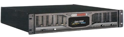 Gem Sound EXA-1005 Rack Mount Stereo Power Amplifier, 160 watts per channel RMS @ 4 ohm, Speaker component has large VU meters, Thermal, over current, short circuit and DC protection, Clip and protection LED indicators, 1/4-inch and balanced XLR inputs (EXA1005 EXA 1005 GemSound)