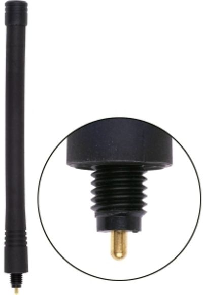 Antenex Laird EXB127MD MD ConnectorTuf Duck Antenna, VHF Band, 127-136MHz Frequency, Unity Gain, Vertical Polarization, 50 ohms Nominal Impedance, 1.5:1 Max VSWR, 50W RF Power Handling, MD Connector, 7.6
