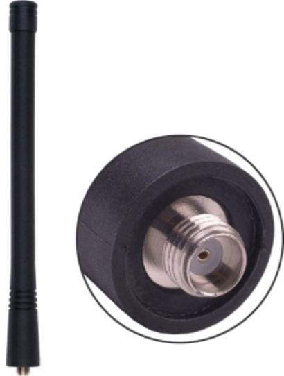 Antenex Laird EXB127SFJ SFJ Connector Tuf Duck Antenna, VHF Band, 127-136MHz Frequency, Unity Gain, Vertical Polarization, 50 ohms Nominal Impedance, 1.5:1 Max VSWR, 50W RF Power Handling, SFJ Connector, 7.6